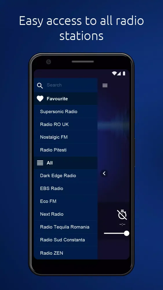 Tangkapan layar RO Radio