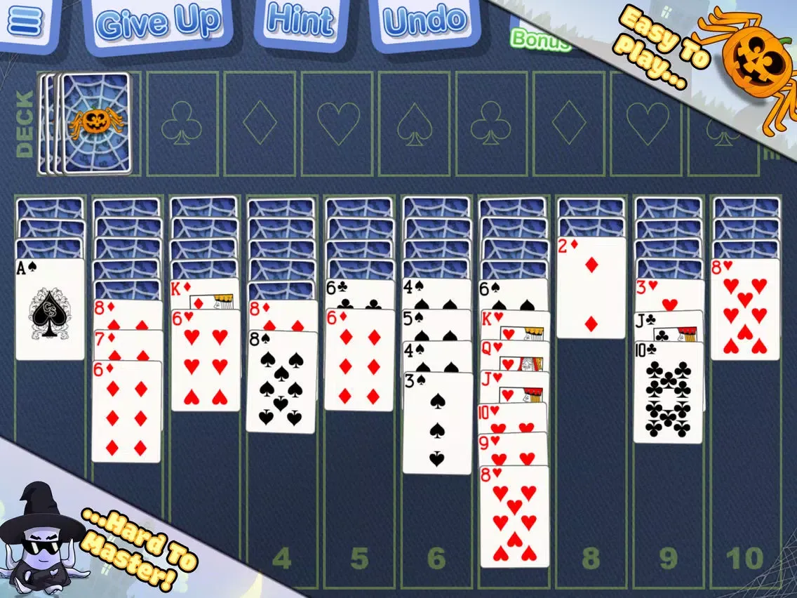 Crystal Spider Solitaire iPad  स्क्रीनशॉट