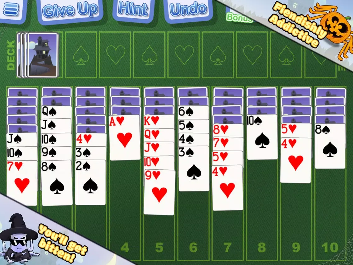 Crystal Spider Solitaire iPad  स्क्रीनशॉट