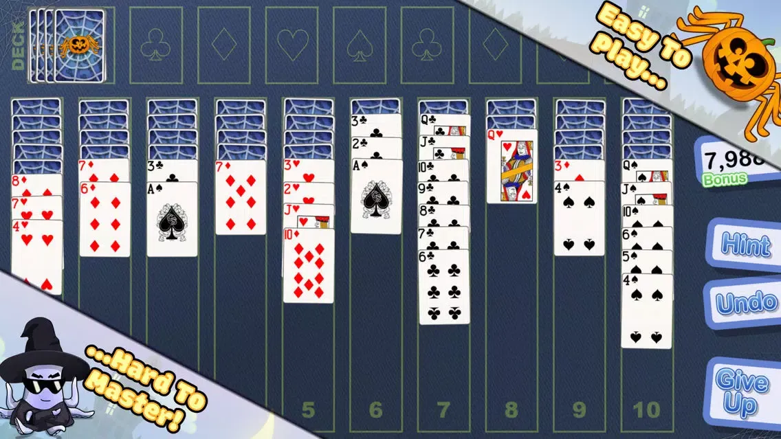 Crystal Spider Solitaire स्क्रीनशॉट