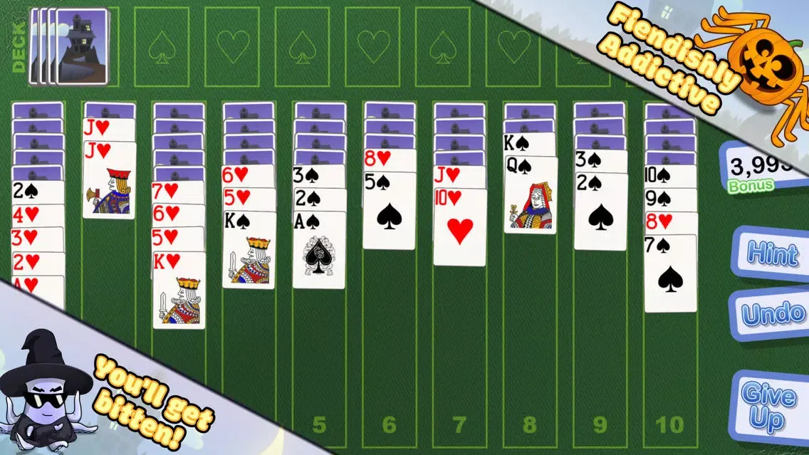 Crystal Spider Solitaire स्क्रीनशॉट