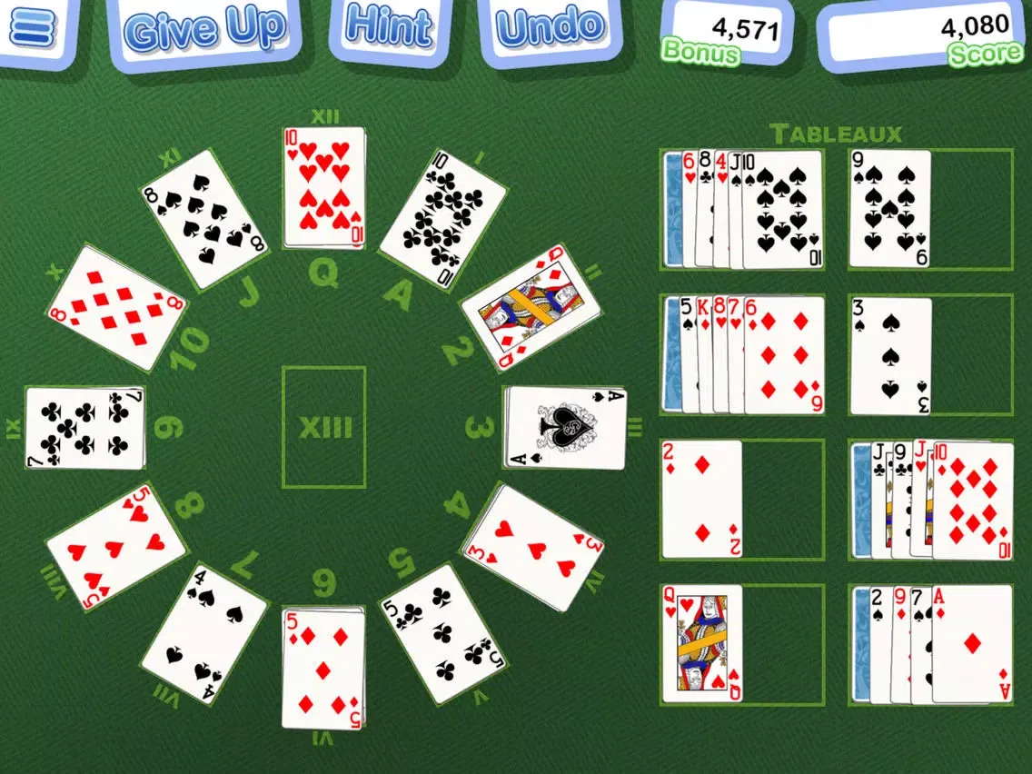 Grandfather Clock Solitaire iPad  سکرین شاٹس