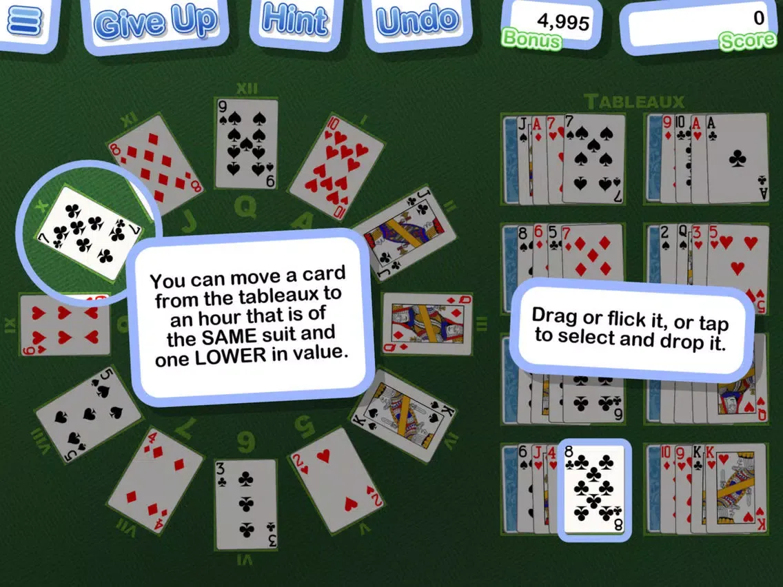 Grandfather Clock Solitaire iPad  سکرین شاٹس