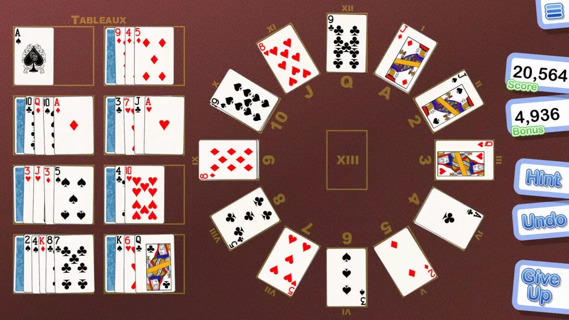 Grandfather Clock Solitaire سکرین شاٹس