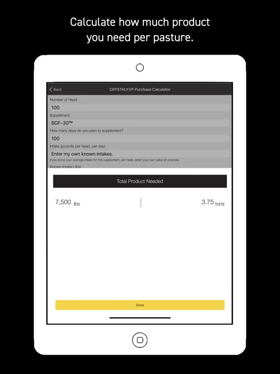 ภาพหน้าจอของ Crystalyx iPad 