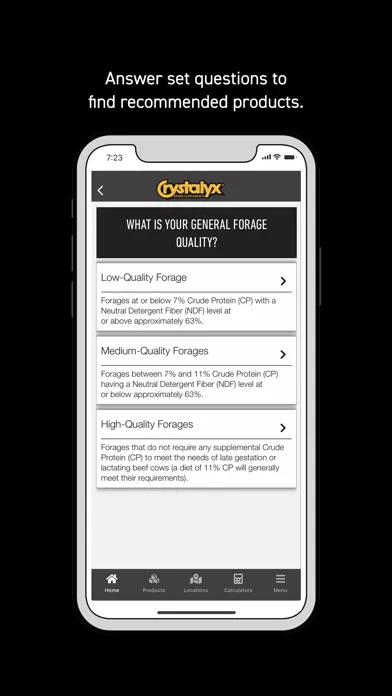 ภาพหน้าจอของ Crystalyx