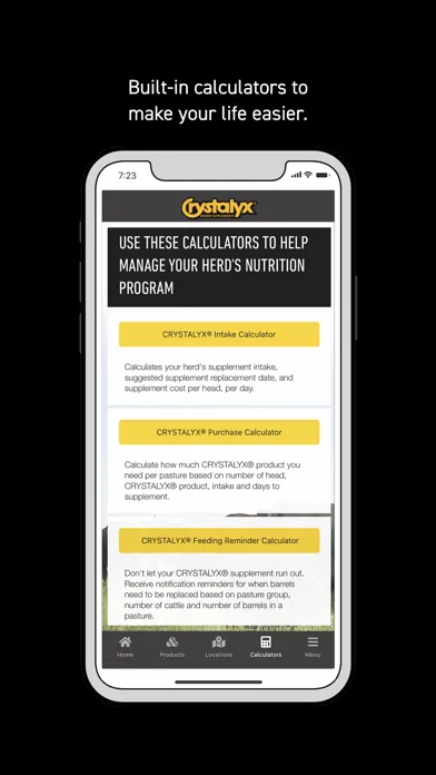 ภาพหน้าจอของ Crystalyx