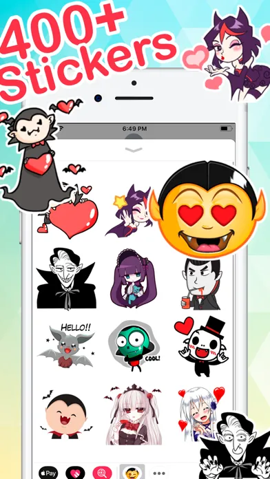iStickers: Vampires Ekran Görüntüleri