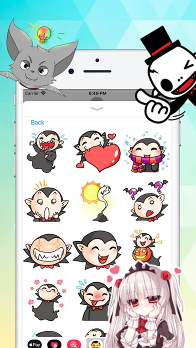 iStickers: Vampires Ekran Görüntüleri