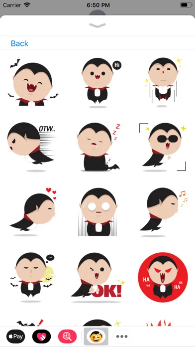iStickers: Vampires Ekran Görüntüleri