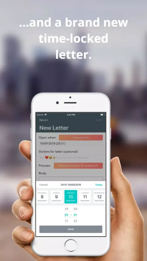 Ảnh chụp màn hình của Open When Letter