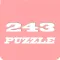 243 Game: Join the numbers and get to the 243 tile!