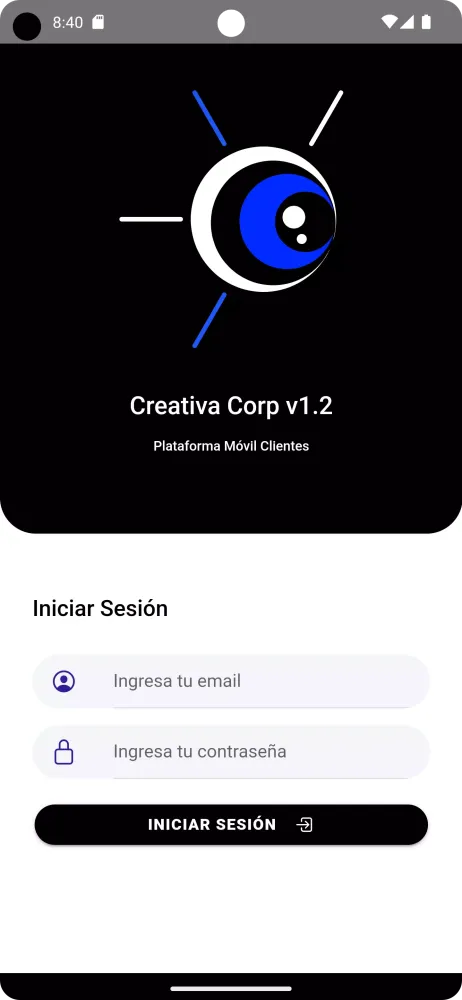 Capturas de tela do Creativa App