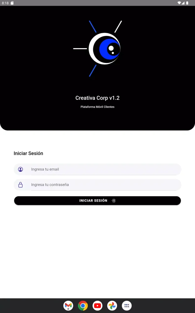 Capturas de tela do Creativa App