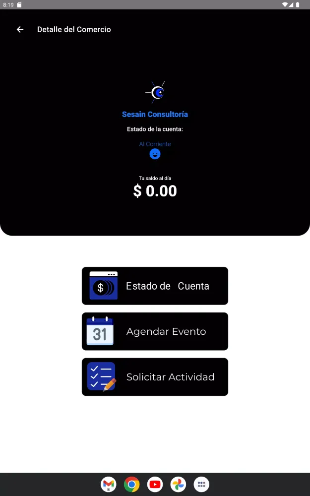 Capturas de tela do Creativa App