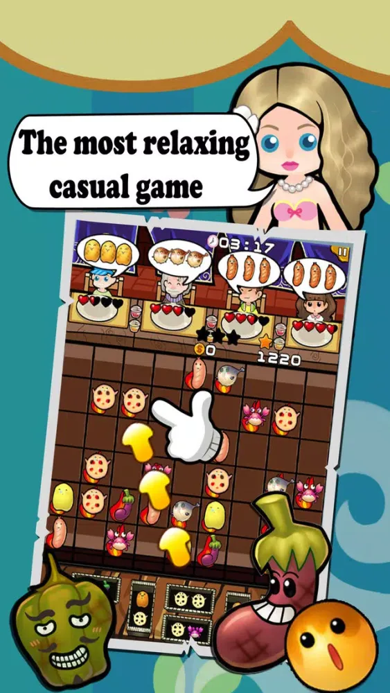 Zrzuty ekranu BBQ Eater【the most relaxing casual game】