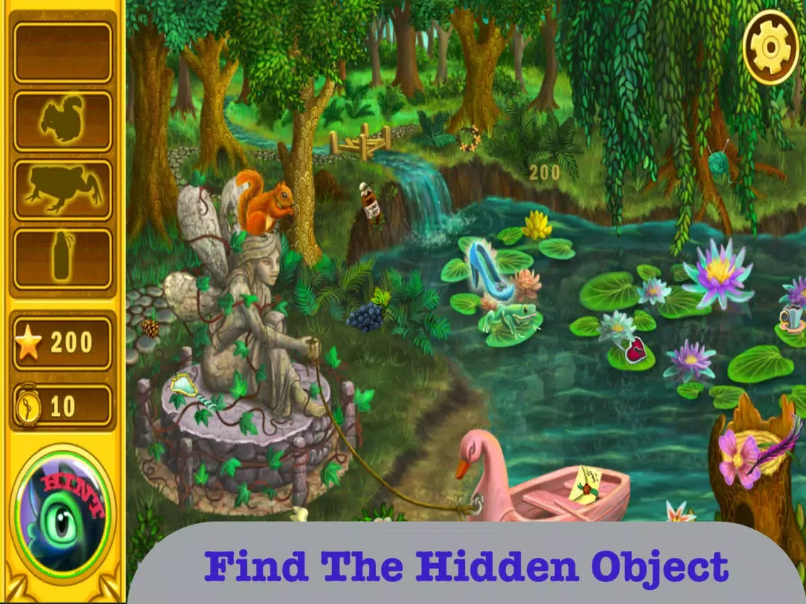 Hidden Object Garden: Find the Secret Object iPad  스크린샷