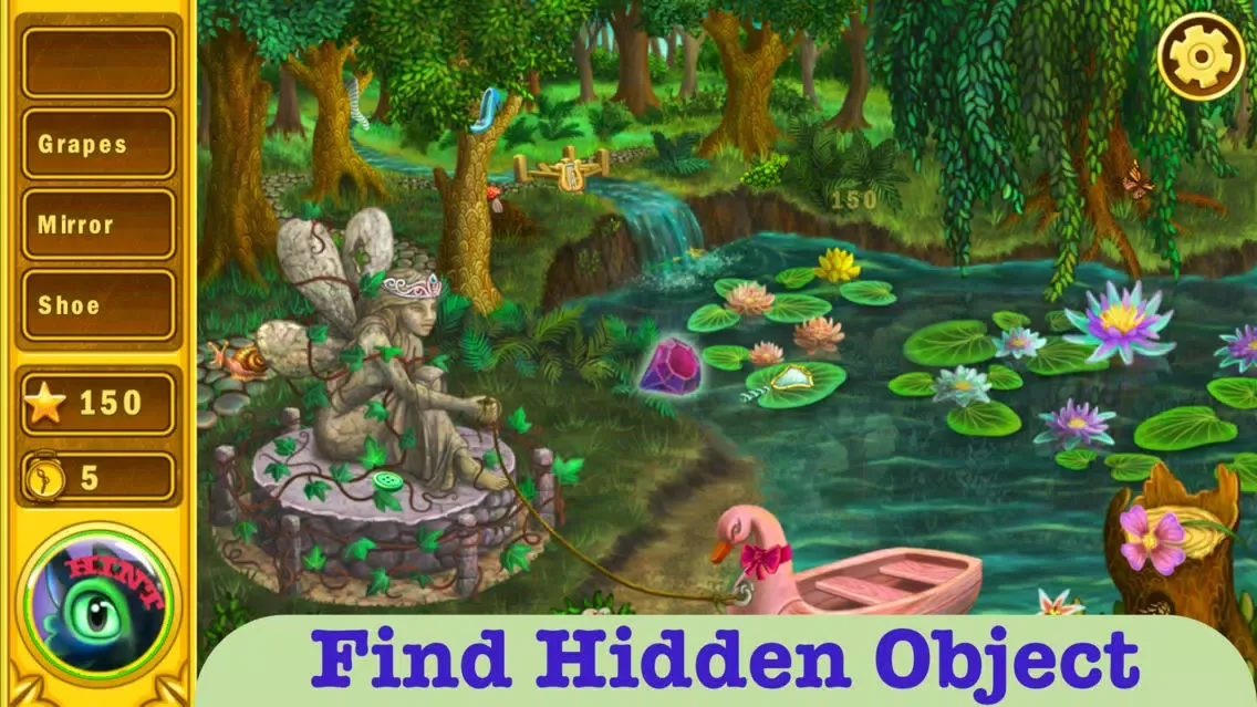 Hidden Object Garden: Find the Secret Object 스크린샷
