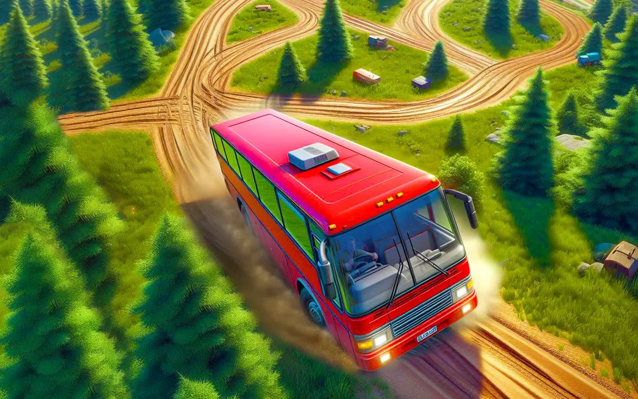 Hill Bus Simulator Bus Game スクリーンショット