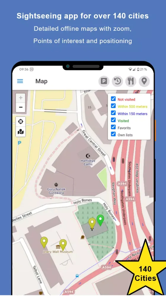 Sightseeing Leicester Screenshots