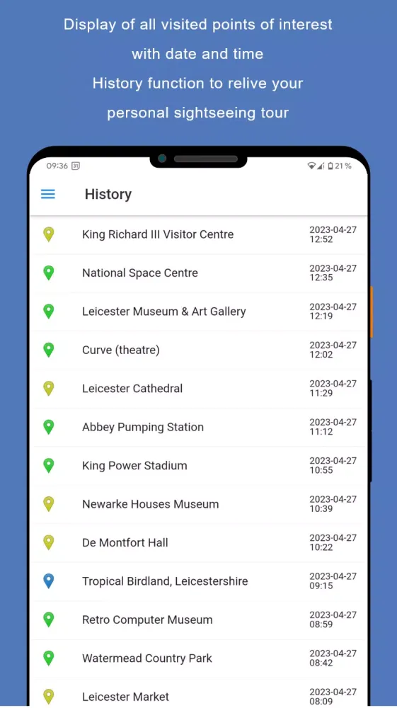 Sightseeing Leicester Screenshots