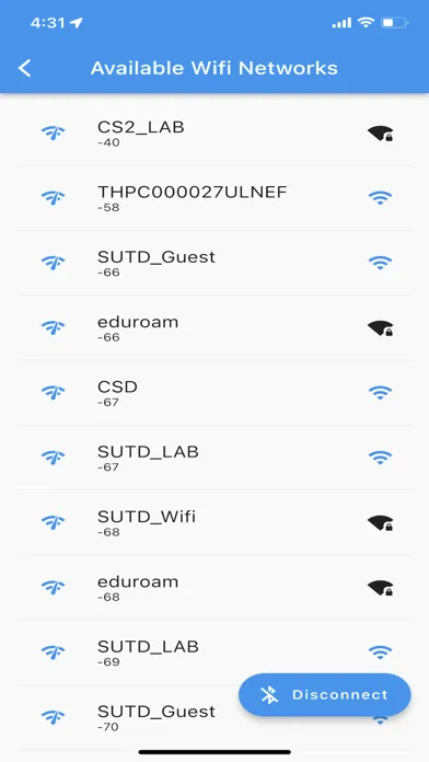 Screenshot di AirQ Configure