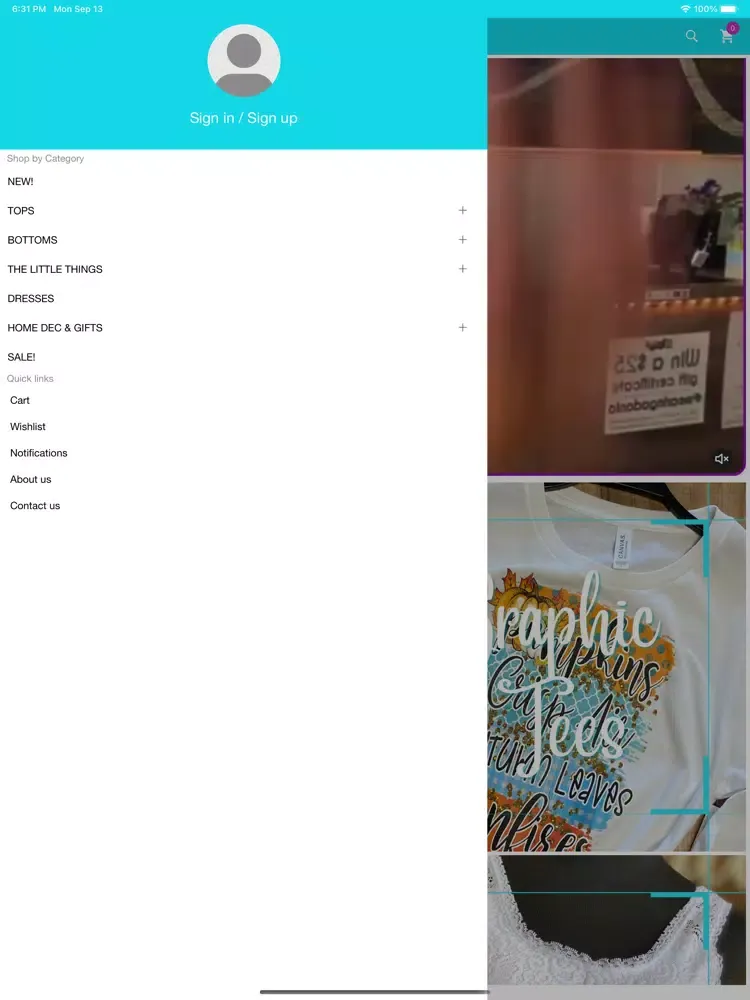 Adonia iPad  سکرین شاٹس