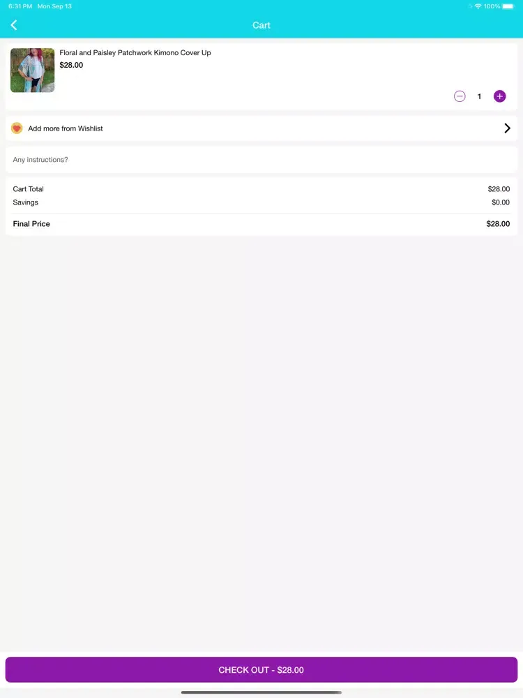 Adonia iPad  سکرین شاٹس