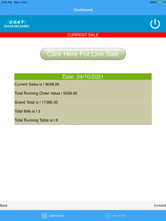 CSAT Dashboard iPad 应用截图