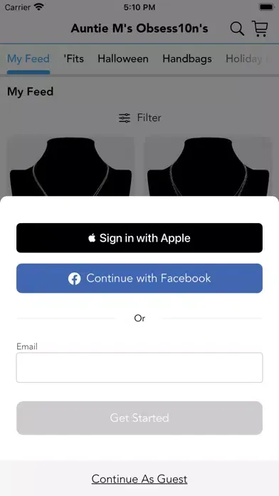 ภาพหน้าจอของ Auntie M's Obsess10n's