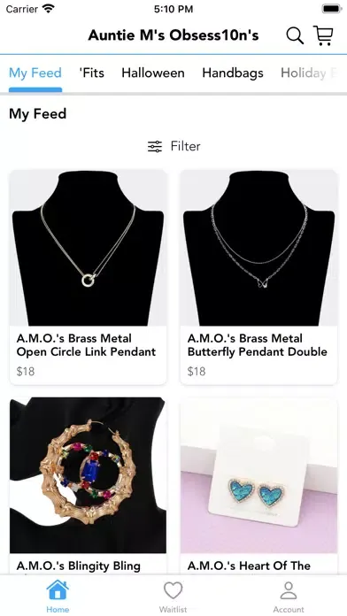 ภาพหน้าจอของ Auntie M's Obsess10n's