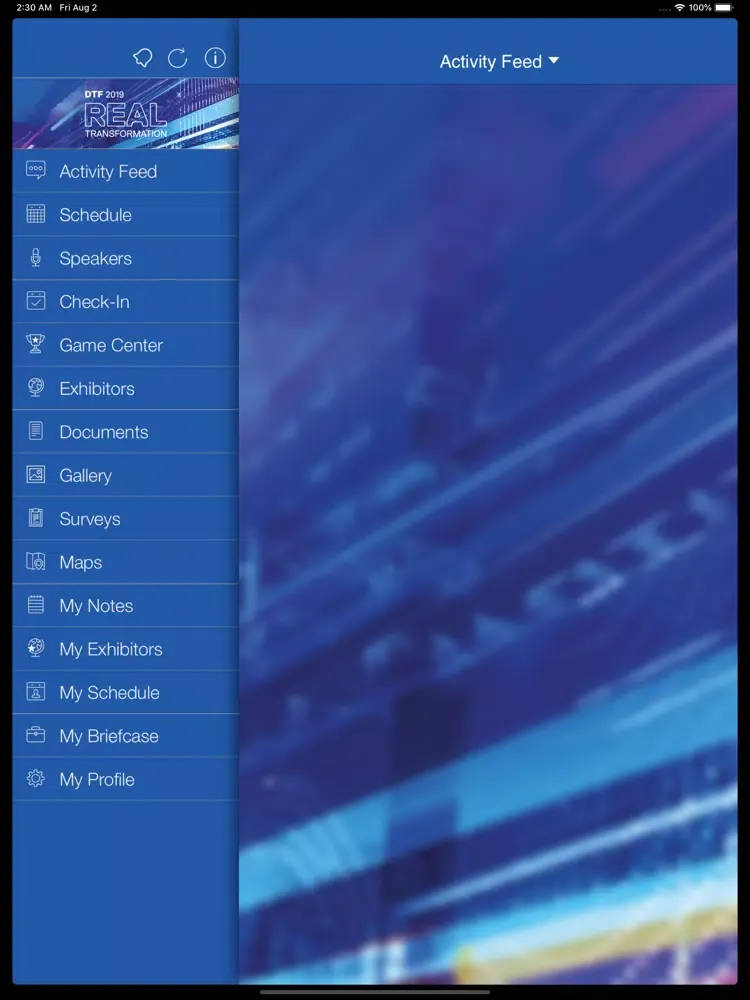 Zrzuty ekranu DTF KL 2019 iPad 