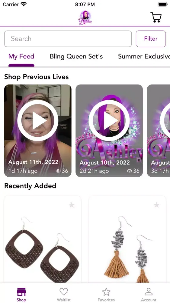 Tangkapan layar Bling Queen Ashley DeLong LLC