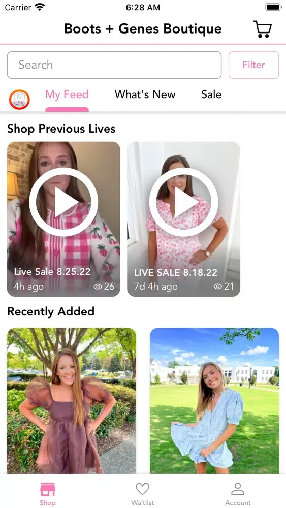 Boots + Genes Boutique Screenshots