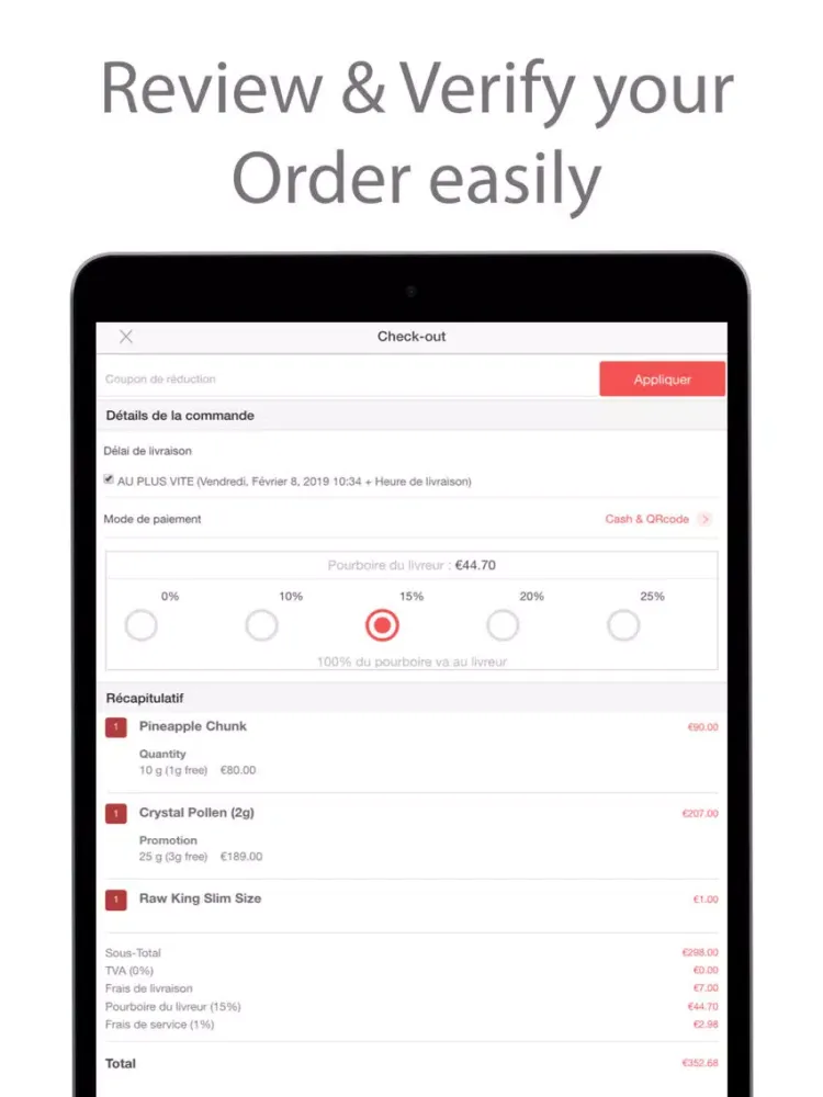 CBD Brussels Delivery iPad  Ekran Görüntüleri
