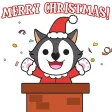 Husky & Dogs Animated Stickers