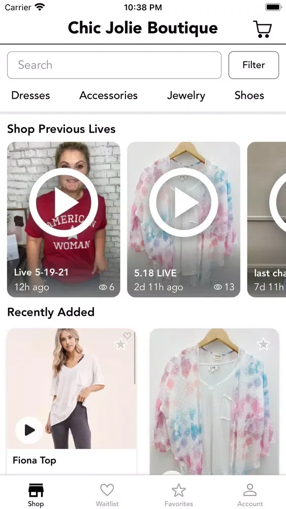Chic Jolie Boutique Ekran Görüntüleri