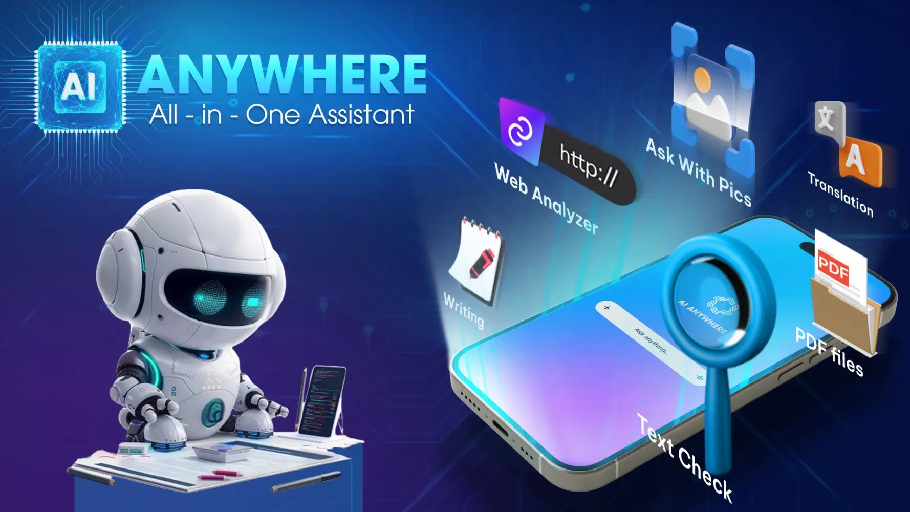 AI Anywhere سکرین شاٹس