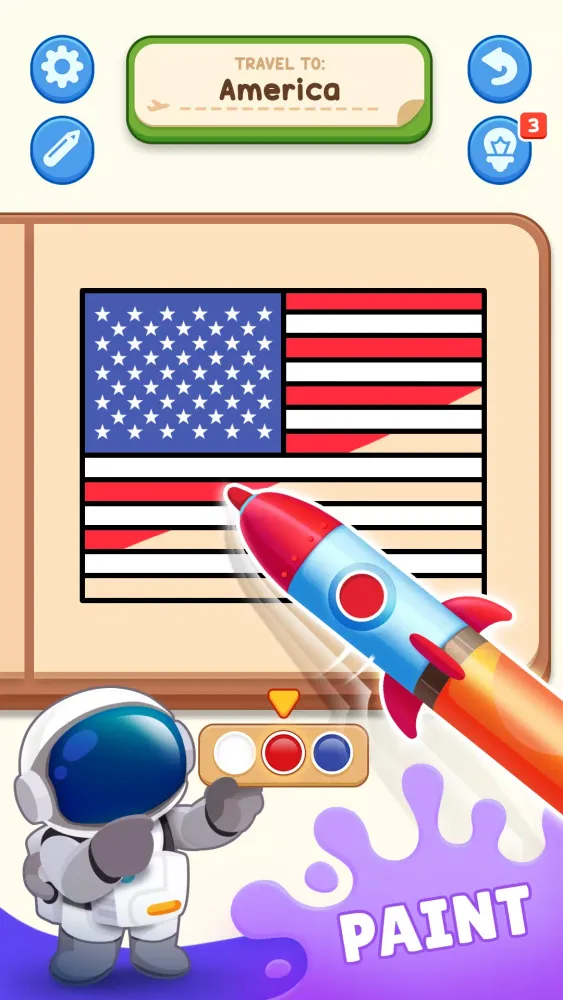 Flag Puzzle: Coloring Game Screenshots