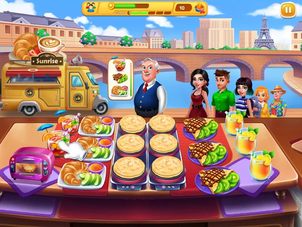 Capturas de pantalla de Cooking Truck Restaurant Game iPad 