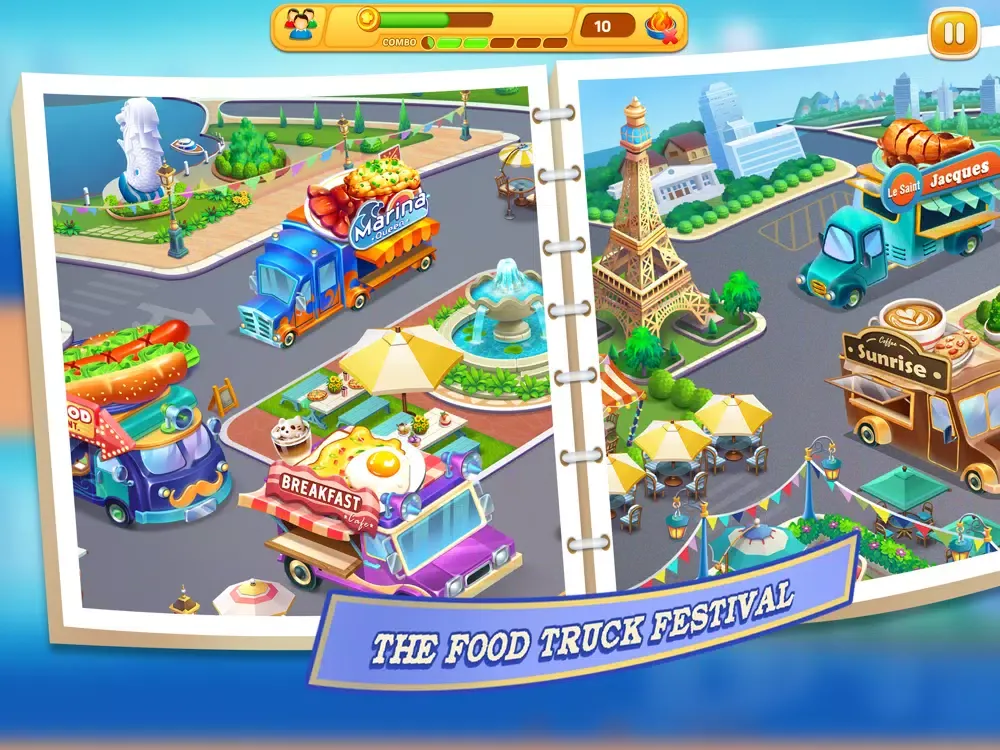 Capturas de pantalla de Cooking Truck Restaurant Game iPad 