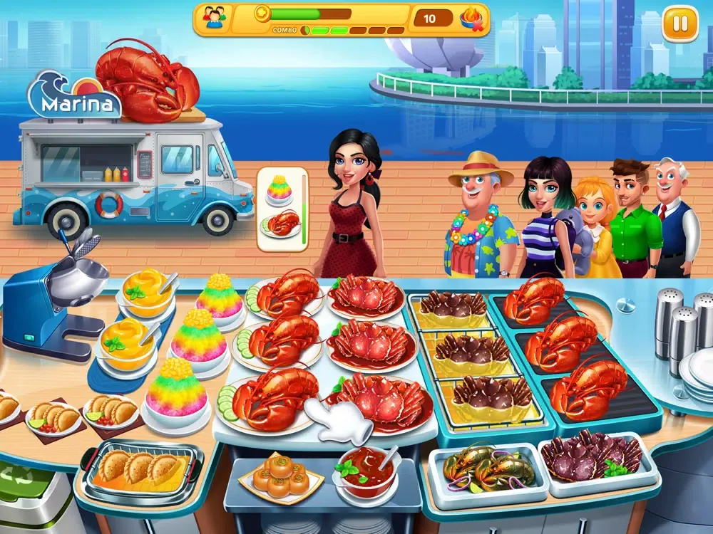 Capturas de pantalla de Cooking Truck Restaurant Game iPad 