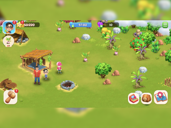 Gemstone Island: Farm Game iPad 應用截圖