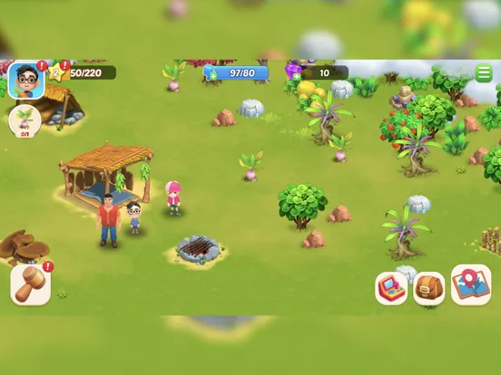 Tangkapan layar Gemstone Island: Farm Game iPad 