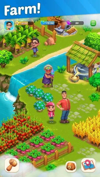Tangkapan layar Gemstone Island: Farm Game