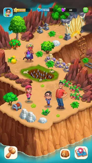 Tangkapan layar Gemstone Island: Farm Game