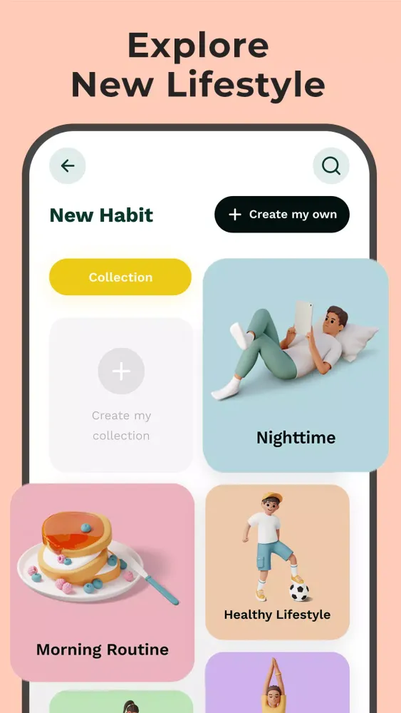 Habit Goals Screenshots