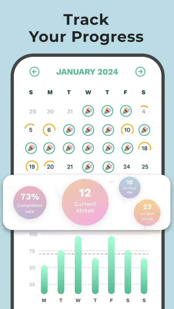 Habit Goals Screenshots