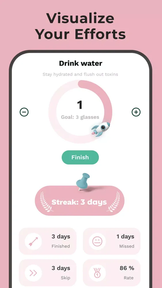 Habit Goals Screenshots
