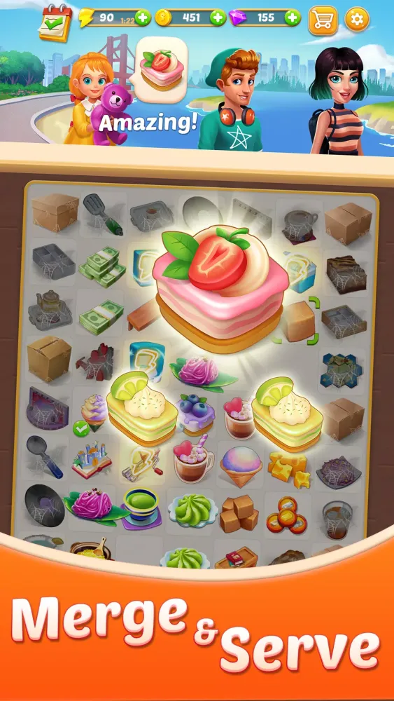 Merge Cafe Screenshots